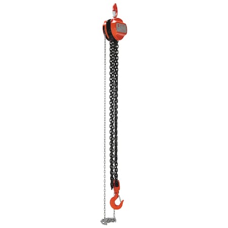 Vestil Manual Chain Hoist, 10K, 10 ft. HCH-10-10